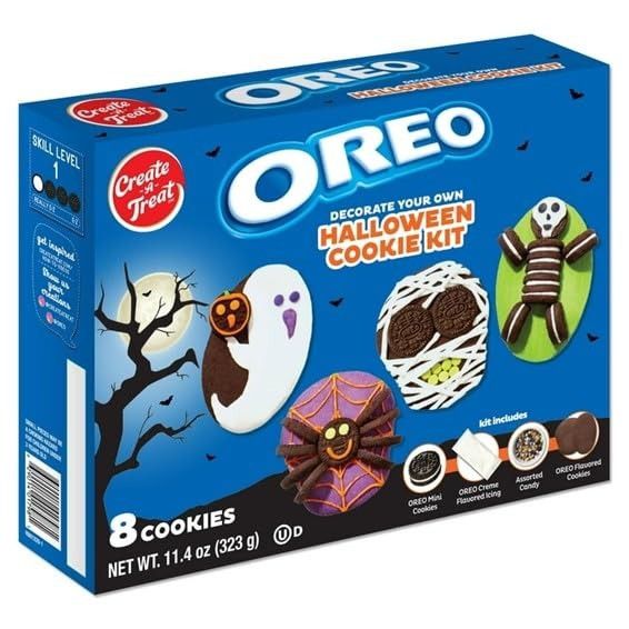 Набір для прикраси печення Oreo Halloween Chocolate Cookie Decorating Kit 323g 5607 фото