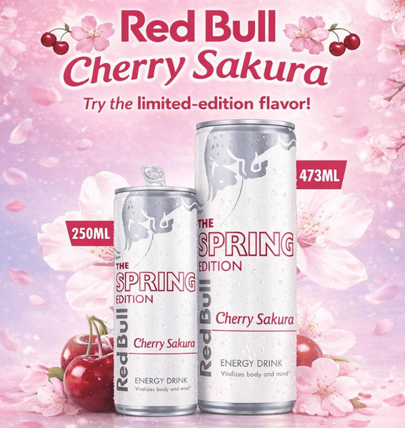 Энергетик Red Bull Spring Edition Wiśnia Sakura 250мл 10393 фото