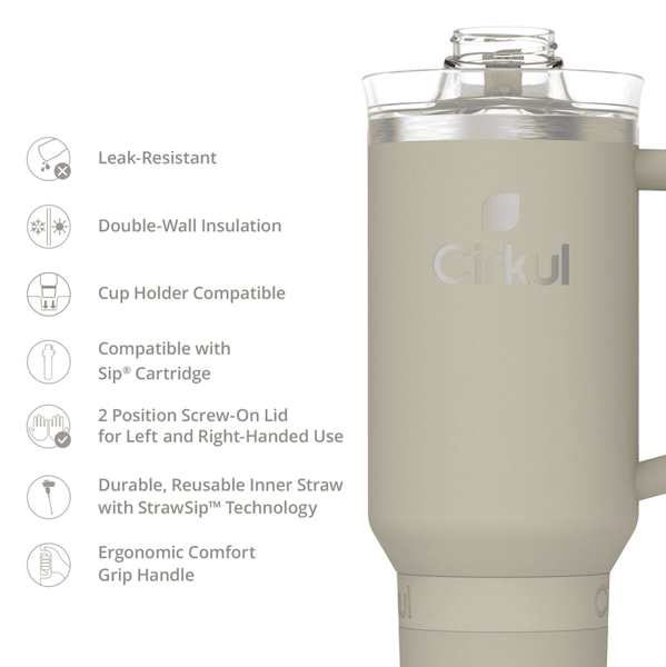 Термокружка з ручкою Cirkul All-Day StrawSip Ranger з нержавіючої сталі&nbsp;1183 мл 9900 фото
