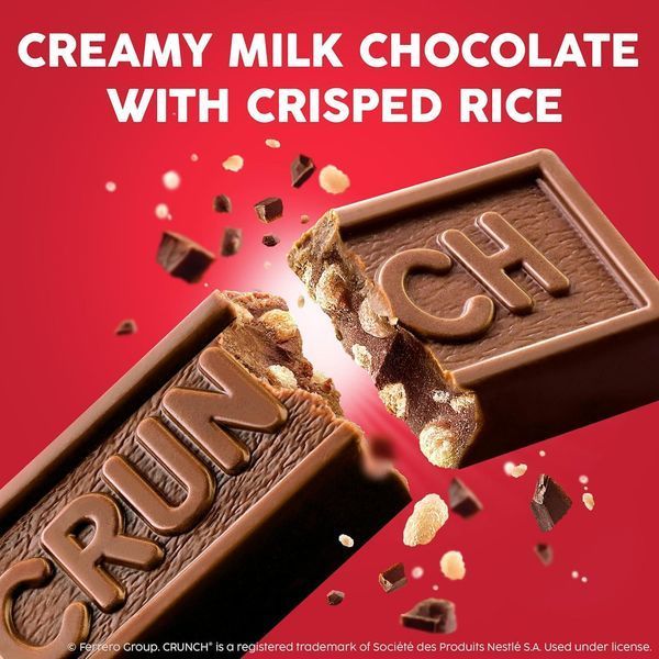 Шоколадні батончики Nestle Crunch Chocolate Bar Fun Size 76.5г 11045 фото