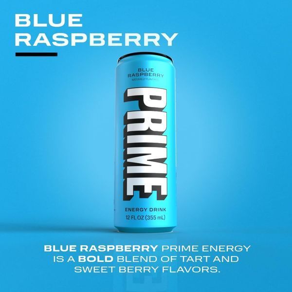 Енергетичний напій Prime Hydration Drink Blue Raspberry 355мл 8156 фото
