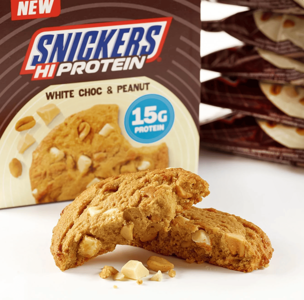 Печенье Snickers Hi Protein White Chocolate Peanut Cookie 60г 10349 фото
