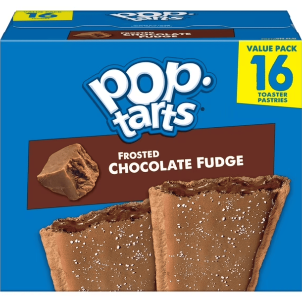 Тосты Pop-Tarts Frosted Chocolate Fudge 16шт, 768г 12056 фото