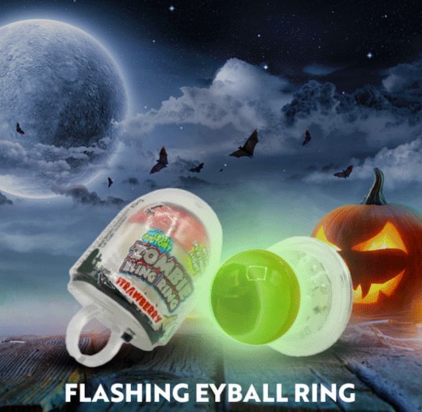 Льодяник у формі кільця Crazy Candy Factory Zombie Bling Ring 15 г 7530 фото