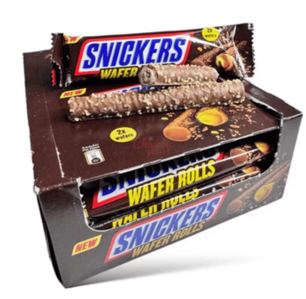 Вафельные трубочки Snickers Wafer Rolls 24г 8913 фото