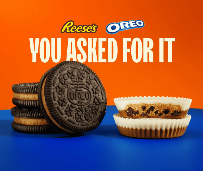 Печенье Oreo & Reese's Peanut Buttery Creme Chocolate Sandwich Cookies 306г 9563 фото