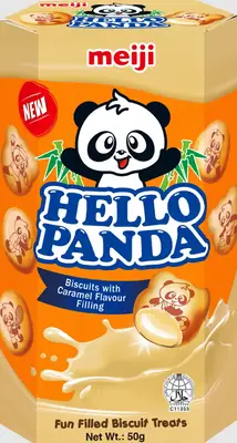 Печенье Meiji Hello Panda Biscuits Caramel 42г (9052) фото 1