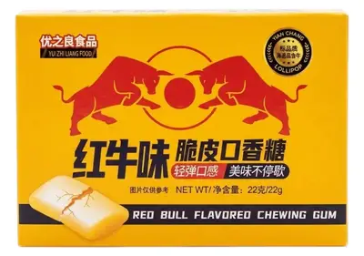 Жувальна гумка Red Bull Flavored Chewing Gum 22г (11556) фото 1