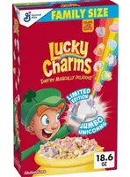 Сухий сніданок General Mills Lucky Charms Jumbo Unicorns with Marshmallows Family Size 527г