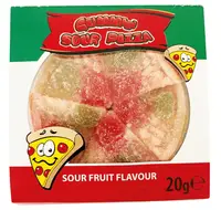 Кисло-солодка мармеладна піца Rose Sour Gummy Pizza Fruity Flavour 20г