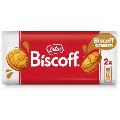 Печенье Lotus Biscoff Cream Sandwich Cookies 220г (8503) фото 1