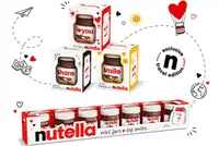 Набор шоколадно-ореховой пасты Nutella World Mini Hazelnut Spread 7шт×30г
