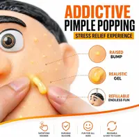 Игрушка-антистресс Голова с прыщами Pimple Daddy Popping Toy Black 1шт