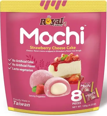 Моти Royal Family Mochi Strawberry Cheese Cake 120г (10508) фото 1