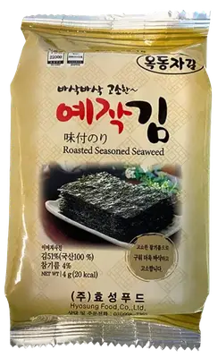 Чипсы нори Hyosung Food Co Ye-Jak классические 4г (6851) фото 1