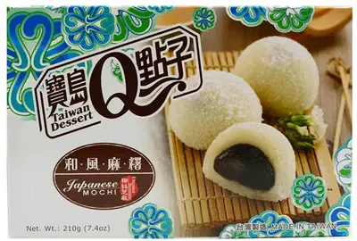 Моти Taiwan Dessert Sesame Mochi с кокосовой стружкой 210г (6647) фото 1