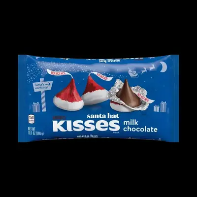 Шоколад Kisses Santa milk Chocolate 240g (1494) фото 1