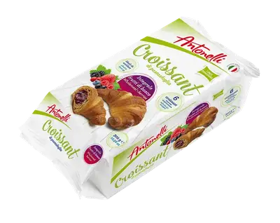 Круасани цільнозернові з ягідною начинкою Wholemeal Berries Croissant 6 шт 300 g (5265) фото 1