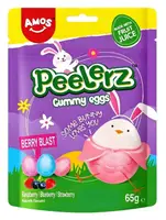 Желейные конфеты Amos Peelerz Berry Blast Gummy Eggs 65г