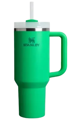 Термочашка Stanley Quencher H2.0 FlowState Stainless Steel Vacuum Insulated Tumbler Meadow Зелёная 1183мл (8761) фото 1