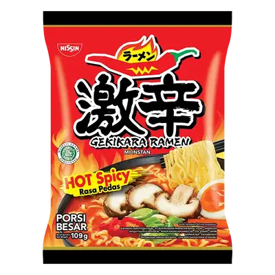 Вермішель швидкого приготування Nissin Hot Spicy Rasa Pedas 109 g (5665) фото 1