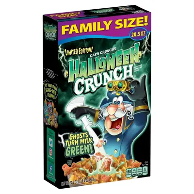 Сухий сніданок Cap'n Crunch's Halloween Crunch Family Size Cereal 582г (Бажано вжити до 07.04.2024р.) (2128) фото 1