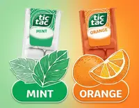 Драже Tic Tac Mint and Orange 2шт x 3.4г