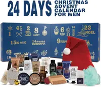 Адвент календарь для мужчин Merry Christmas Mens Advent Skincare Calendar 1шт