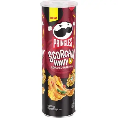 Чіпси Pringles Wavy Loaded Nachos Scorchin 137g (2568) фото 1