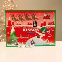 Адвент Календарь Hershey's Kisses Holiday Advent Calendar 107g