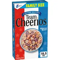 Сухий сніданок Team Cheerios Cereal Frosted Berry Limited Edition Family Size 523г