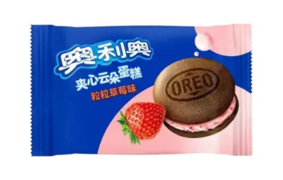 Пирожное Oreo Cloud Pies Strawberry Flavor 1шт 22g (10656) фото 1