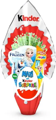 Шоколадное яйцо Kinder Maxi Surprise Disney Frozen Холодное сердце 150 г. (6384) фото 1