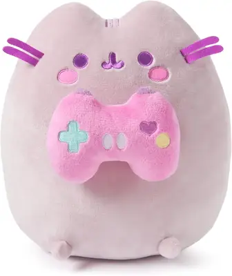 Мягкая игрушка Pusheen Cat Gamer Кот с геймпадом в лапках, 1шт (11529) фото 1