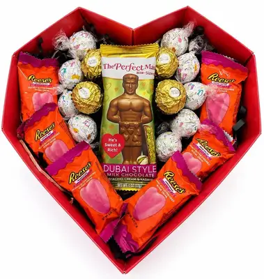 Подарочный набор конфет Reese's Baileys Ferrero Rocher с дубайским шоколадом The Perfect Man (10991) фото 1