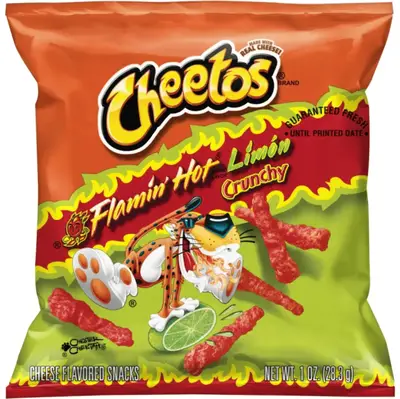 Чіпси Cheetos Flamin Hot Crunchy Limon 28.3г (10248) фото 1