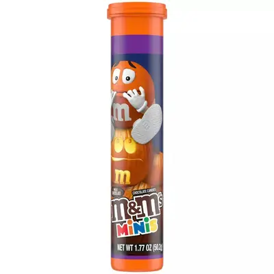 Драже M&amp;M's Minis Halloween Milk Chocolate Minitube 50.2 g (5859) фото 1