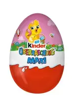Шоколадное яйцо Kinder Easter MAXI 100g (Бажано вжити до 21.08.2024)