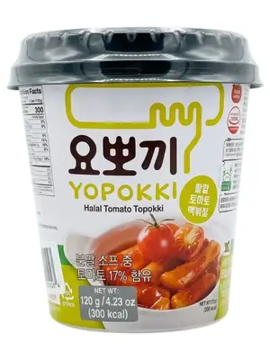 Токпоккі Young Poong Yopokki Halal Tomato Topokki 120г (10751) фото 1