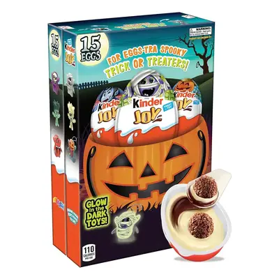 Набор шоколадных яиц Kinder Joy Egg Halloween Treat and Toy 15шт х 20г (9339) фото 1