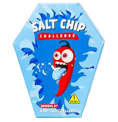 Экстра солёные чипсы Salt Chip Challenge 8г (8770) фото 1