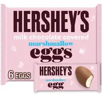 Маршмеллоу в шоколаде Hershey's Milk Chocolate Covered Marshmallow Eggs 162г