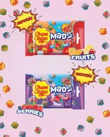 Жевательные конфеты Chupa Chups Mads Berries 45г