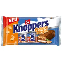 Вафельные батончики Knoppers Erdnuss Riegel 200g