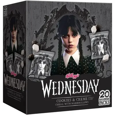 Сухий сніданок Kellogg's Wednesday Cereal Pouches зі смаком печива та крему з маршмеллоу 20 шт. (255 г.) (7348) фото 1