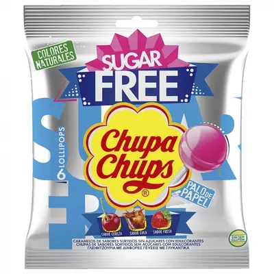 Леденцы Chupa Chups Sugar Free 6шт 66г (7481) фото 1