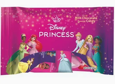 Шоколадные батончики Palmer Disney Princess Mini Chocolate Bars 283г (9612) фото 1