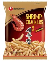 Острые снеки Nongshim Spicy Shrimp Crackers со вкусом креветки 75г