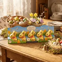 Шоколадні кролики Lindt Chocolate Mini Gold Rabbit 5шт, 50г