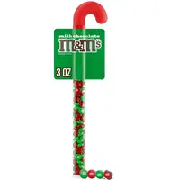 Трость с драже M&M's Milk Chocolate Christmas Candy Cane 85г